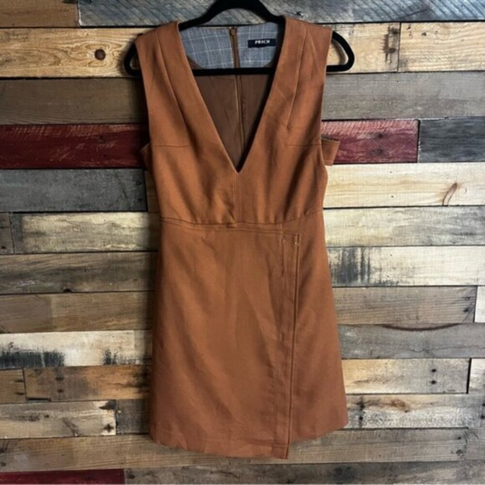 Prich Brown Dress With Side Cutouts Size‎ 160/84A